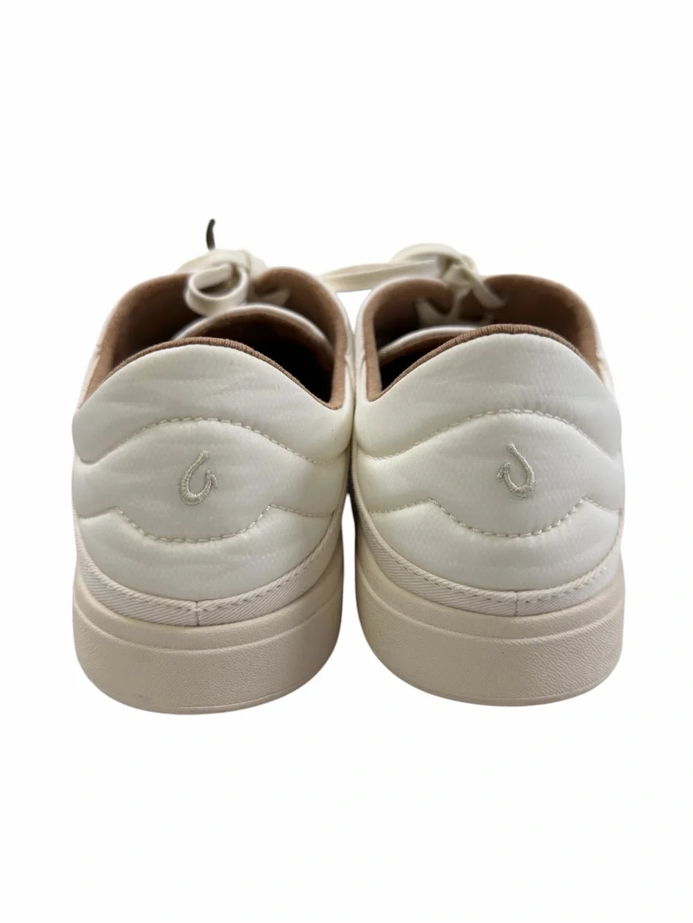 Olukai Kohu Canvas Sneakers in Off-White Color Women’s Size 10